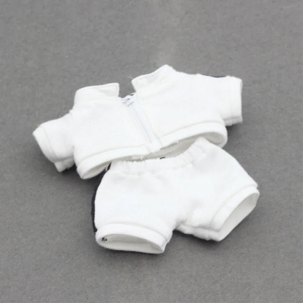 For 3.0 labubu Sports suit Tennis dress up Peaked cap canvas shoes Hooded sweater set For ropa labubu doll outfit Accessories