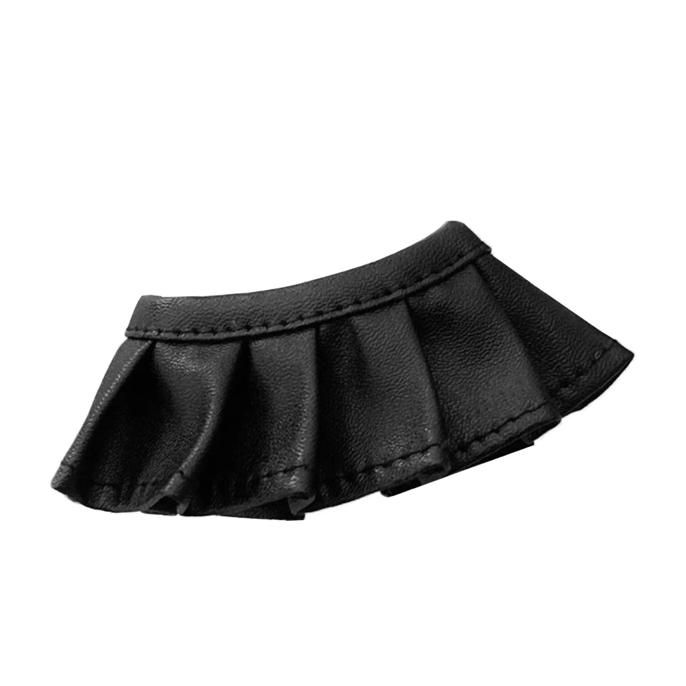 For 15-17cm Labubu V1 V2 Couple's Leather Vest Leather Pants Leather Skirt Set Clothing Mini Doll'S Clothes Outfit Accessories