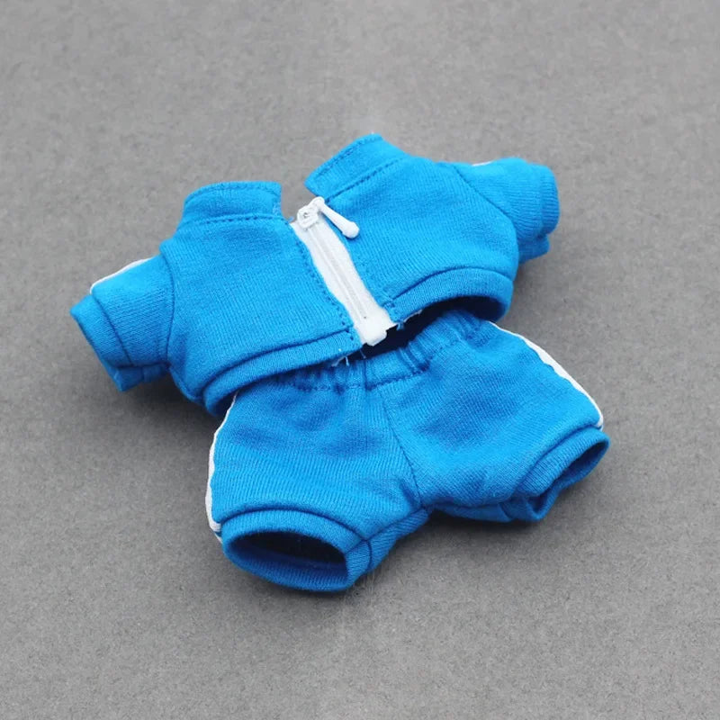 For 15/17cm Labubu Doll V1/V2 Casual Sportswear Set Fashionable Doll Clothes Ropa Labubu Acessories