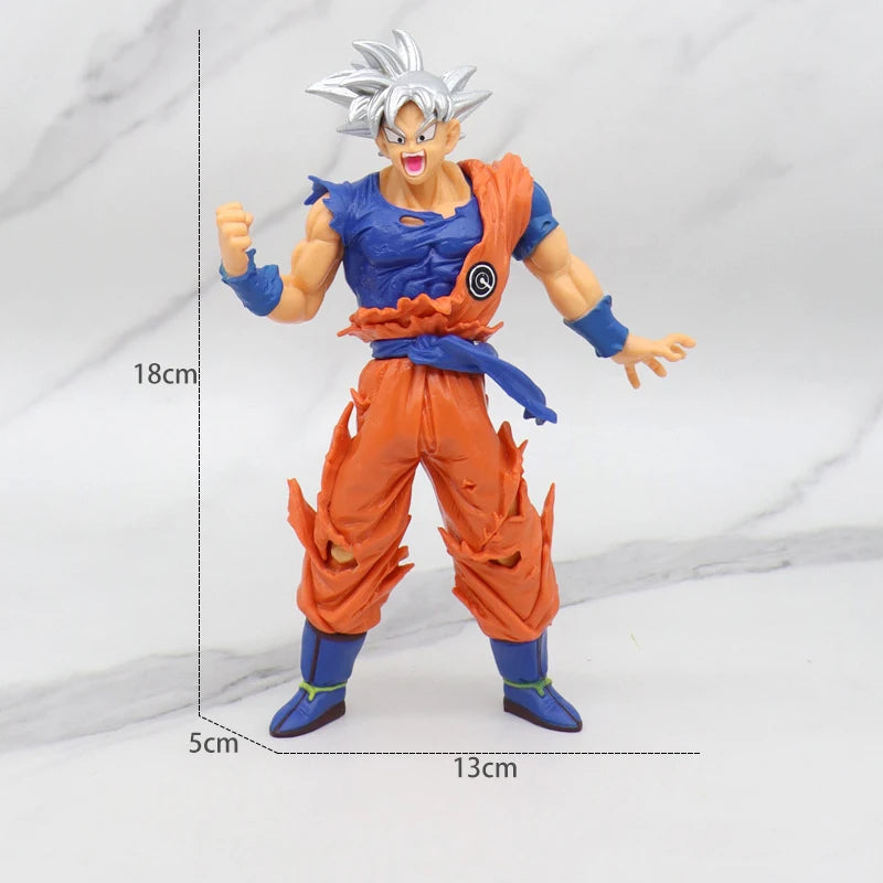 18 cm Son Goku Super Saiyan Figure Anime Dragon Ball Goku DBZ Action Figure Toys Model Gifts Collectible Figurines for Kids
