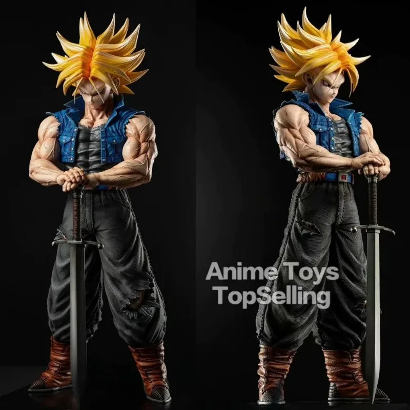 25cm/9.84in Anime Dragon Ball Z Figure Trunks Action Figures Pvc Statue Collection Model Toys for Children Gifts