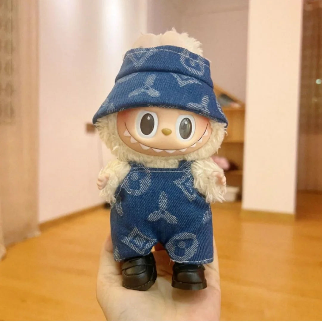 For 17cm v1v2 Labubu doll clothes Cute Decoration Game Toys