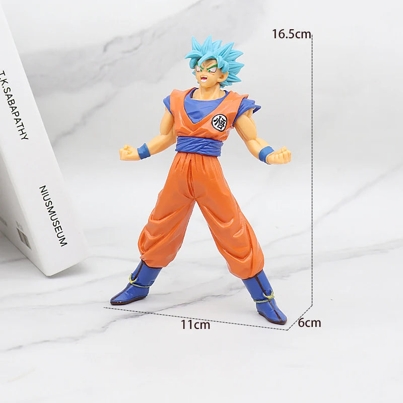 18 cm Son Goku Super Saiyan Figure Anime Dragon Ball Goku DBZ Action Figure Toys Model Gifts Collectible Figurines for Kids