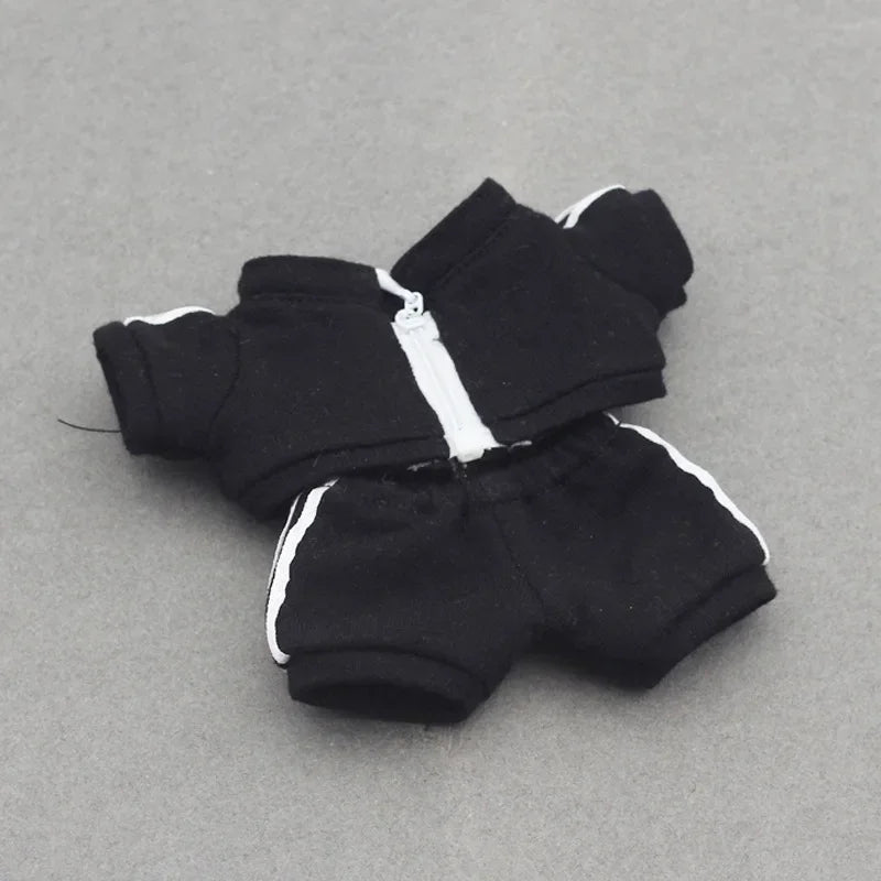 For 15/17cm Labubu Doll V1/V2 Casual Sportswear Set Fashionable Doll Clothes Ropa Labubu Acessories