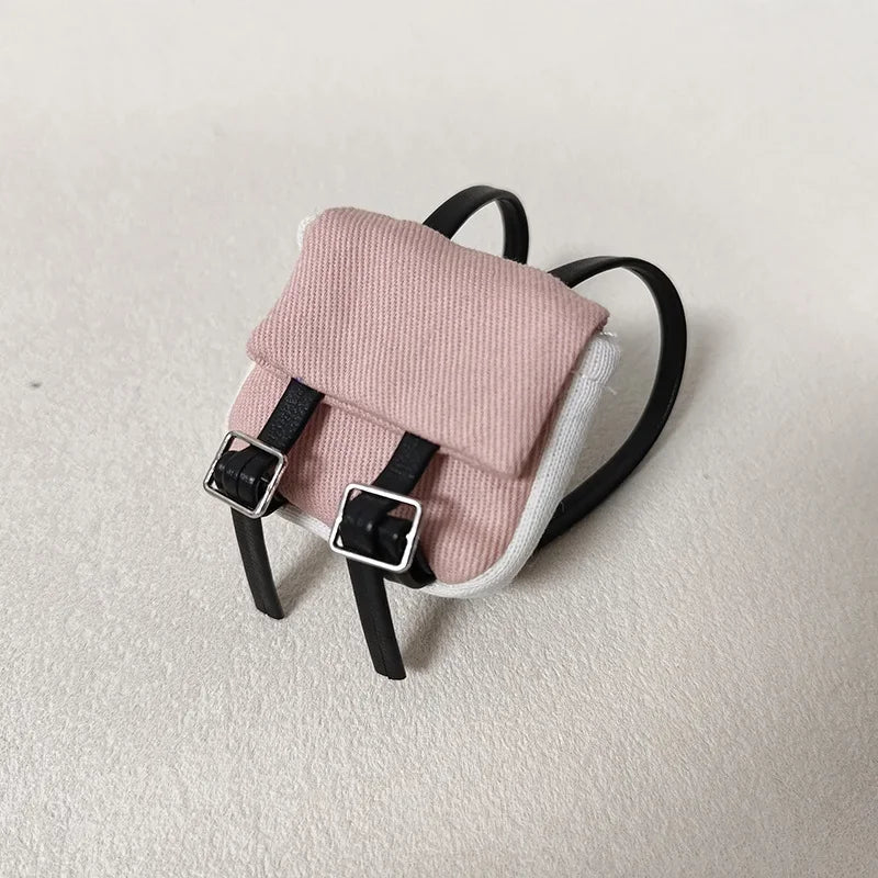 For 15-17Cm Labubu Backpack Strap bag Handmade outfit BJD Doll Bags Matching Doll Backpack Replacement Clothing Accessories