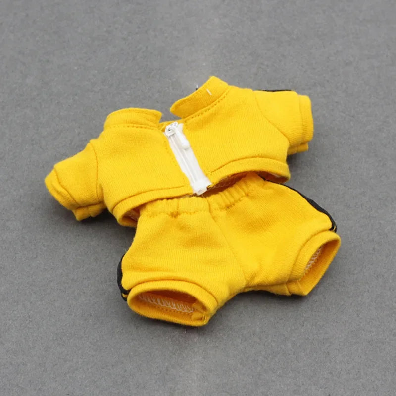 For 15/17cm Labubu Doll V1/V2 Casual Sportswear Set Fashionable Doll Clothes Ropa Labubu Acessories