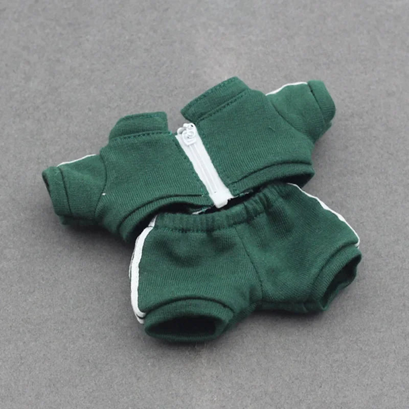 For 15/17cm Labubu Doll V1/V2 Casual Sportswear Set Fashionable Doll Clothes Ropa Labubu Acessories