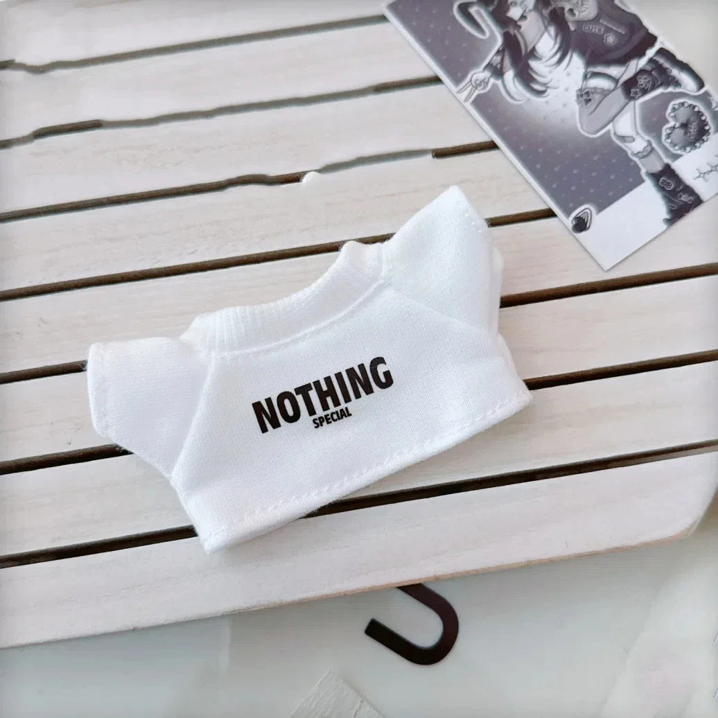 For 17cm Labubu Mini Doll Clothing Hat Bib Pant V1 V2 Clothes Shoes Doll DIY Accessories Sitting Party Games Toys Gifts