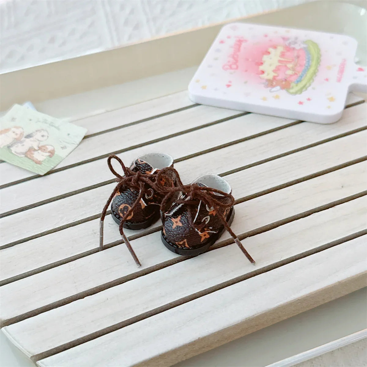 For 17cm Labubu Mini Doll Clothing Hat Bib Pant V1 V2 Clothes Shoes Doll DIY Accessories Sitting Party Games Toys Gifts