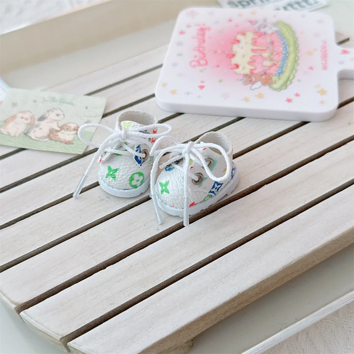 For 17cm Labubu Mini Doll Clothing Hat Bib Pant V1 V2 Clothes Shoes Doll DIY Accessories Sitting Party Games Toys Gifts