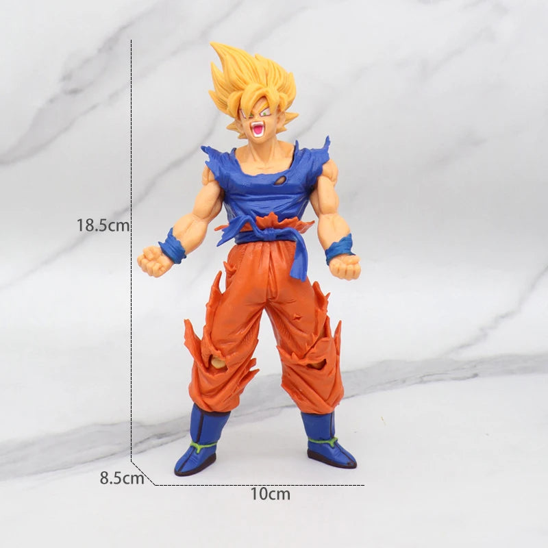 18 cm Son Goku Super Saiyan Figure Anime Dragon Ball Goku DBZ Action Figure Toys Model Gifts Collectible Figurines for Kids