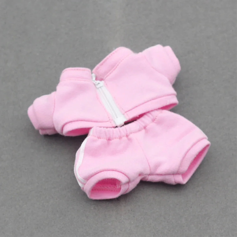 For 3.0 labubu Sports suit Tennis dress up Peaked cap canvas shoes Hooded sweater set For ropa labubu doll outfit Accessories