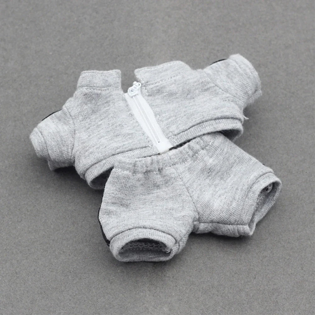 For 3.0 labubu Sports suit Tennis dress up Peaked cap canvas shoes Hooded sweater set For ropa labubu doll outfit Accessories