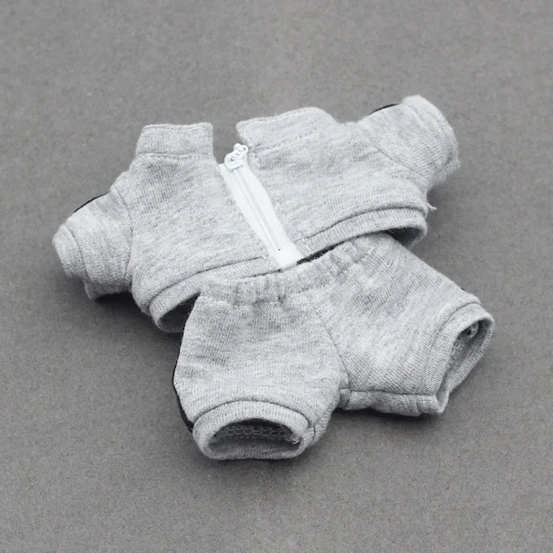 For 15/17cm Labubu Doll V1/V2 Casual Sportswear Set Fashionable Doll Clothes Ropa Labubu Acessories