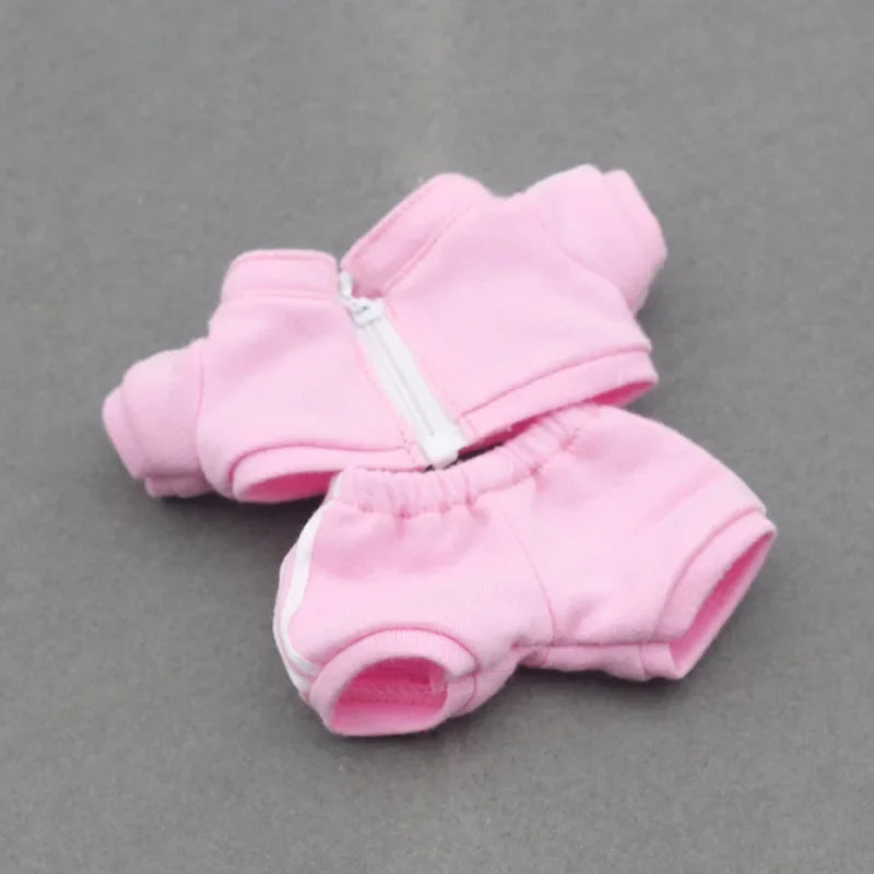 For 15/17cm Labubu Doll V1/V2 Casual Sportswear Set Fashionable Doll Clothes Ropa Labubu Acessories