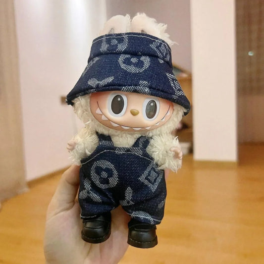 For 17cm v1v2 Labubu doll clothes Cute Decoration Game Toys